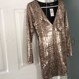 Snake skin dress